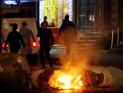 Okmeydanında molotoflu saldırı