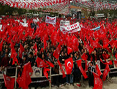 Üç partiye miting şoku!